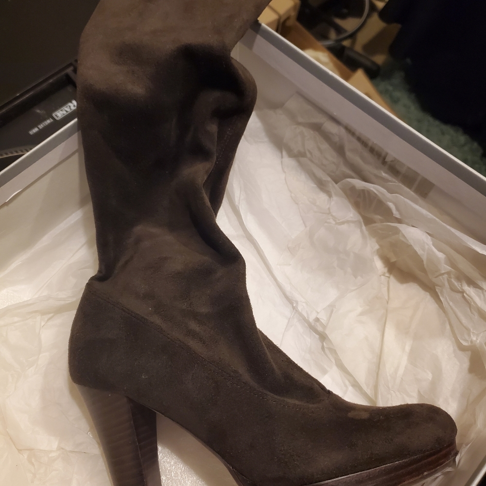 Nine West Dark Brown high boots size 7